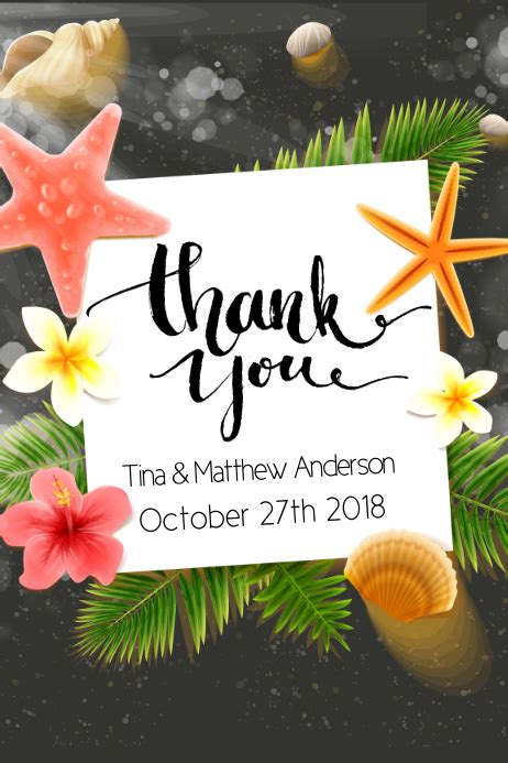 Copy Of Thank You Poster Postermywall