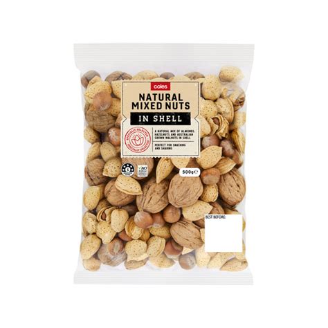 Buy Coles Mixed Nuts In Shell 500g Coles