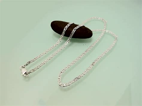 925 Silver Gucci Necklace Sterling Marina Chain Sup Silver Sup Silver