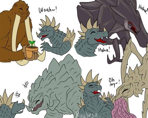 Ruubesz Draw On Twitter All Godzilla Monsters Godzilla Comics