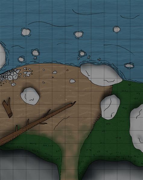 Lake Shore First Try At Making A Battlemap Rbattlemaps