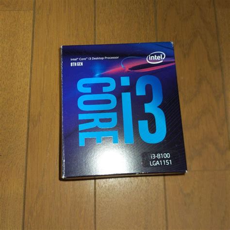 Intel Core I3 8100 Box Lga1151 メルカリ