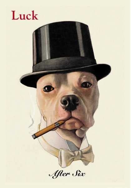Smoking Dog Paintings