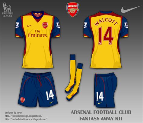 Authentic arsenal fc football shirts by adidas. football kits design: Arsenal FC fantasy kits