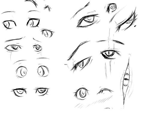How To Draw Anime Eyes Sideways