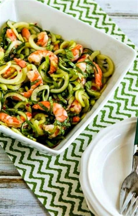 Cucumber Noodle Salad With Shrimp Kalyn S Kitchen