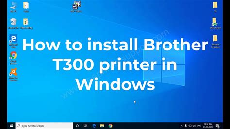 The software packages include utility and firmware are compatibility on operating system windows and mac os. How to download and install Brother DCP T300 printer driver (All-in-one Printer) - YouTube