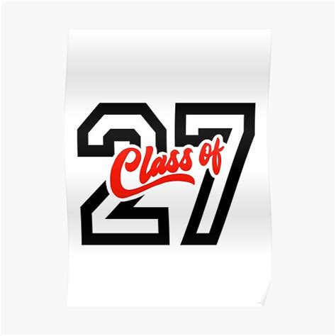 Class Of 2027 27 Poster By Indicap Redbubble
