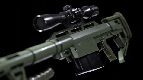 3d Model Sniper Rifle Snipex Alligator Vr Ar Low Poly Rigged Cgtrader