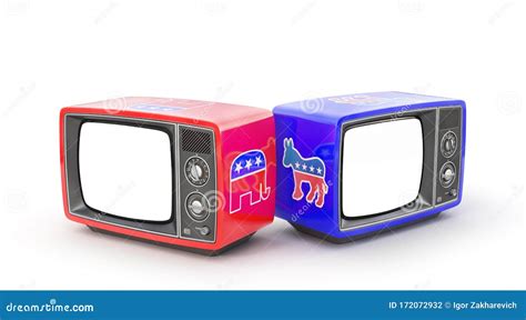 Usa Political Parties Symbols Cartoon Vector 75685753