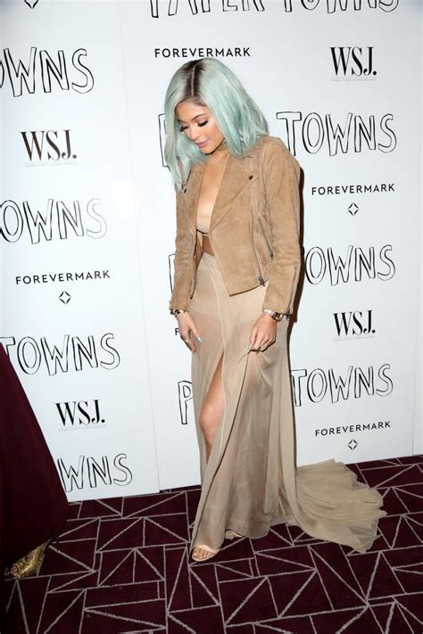 Kylie Jenner Busty Wearing Crop Top See Through Skirt At Paper Porn