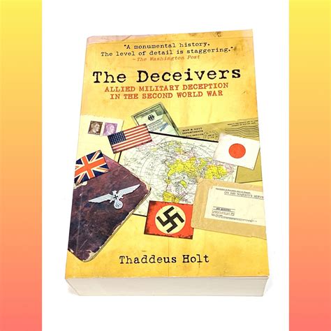 The Deceivers Thaddeus Holt Allied Military Deception In Etsy