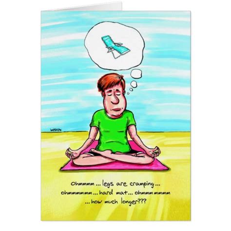 Birthday Card For Yoga Lover Yoga Chair