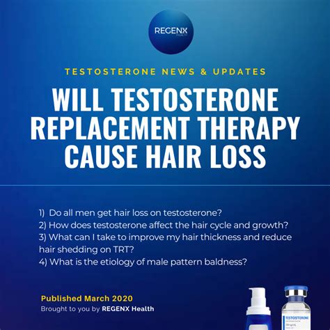 Hair Loss And Testosterone Replacement The Facts