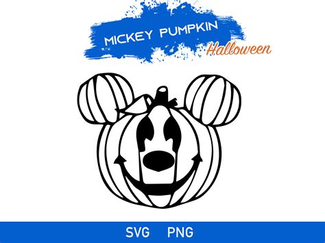 Mickey Pumpkin Free Svg