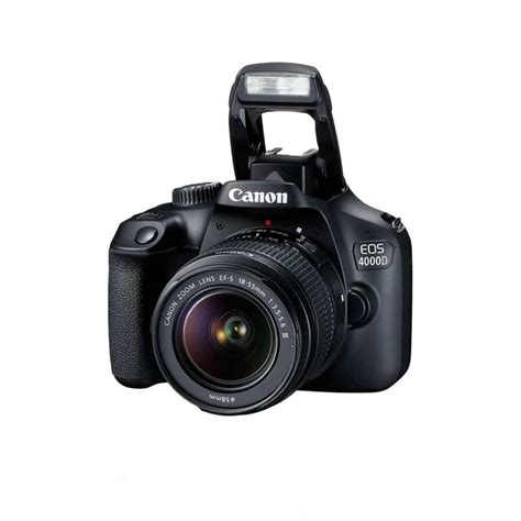 Canon Eos 4000d 18mp Digital Slr Camera Black Lens18 55mm Iii