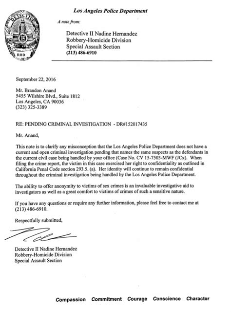 Read Lapd Letter On Derrick Rose Criminal Investigation
