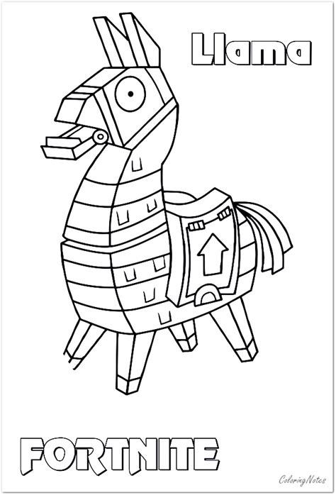 The outfit is made complete with a skeleton face makeup. Fortnite coloring pages llama skin in 2020 | Spiderman coloring, Coloring pages, Coloring pages ...