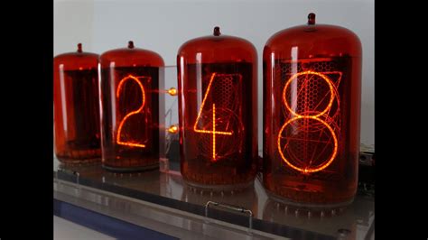 Giant Dimmable Z568m Nixie Tube Clock Cross Fade Youtube