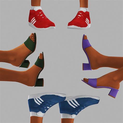 My 2 Fave Shoes For Sims 4 Now In Cottage Garden Edited Palm Springs