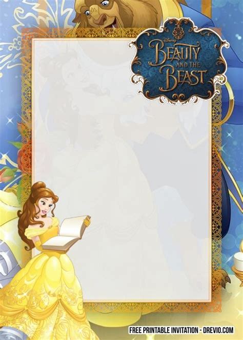 Beauty And The Beast Free Party Printables Printable Templates