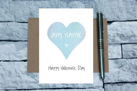 Personalised Valentines Day Card Secret Crush Etsy Uk Personalized