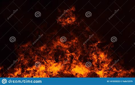 Blaze Fire Flame Texture On Isolated Background Stock Photo Image Of