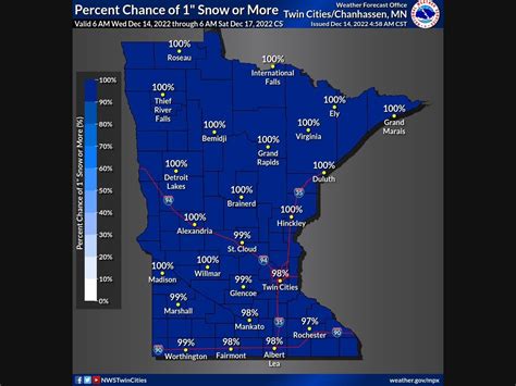 Up To 7 Inches Of Snow Could Fall In Twin Cities Mn Weather