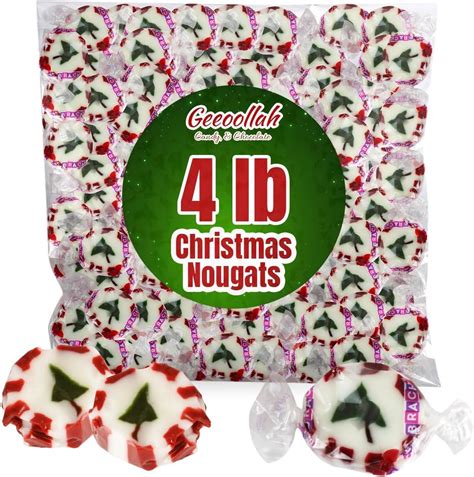 Brachs Christmas Nougats Mix 10 Oz Bag Peppermint