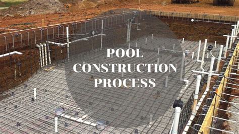 Pool Construction Process Swimming Pool Installation Construction