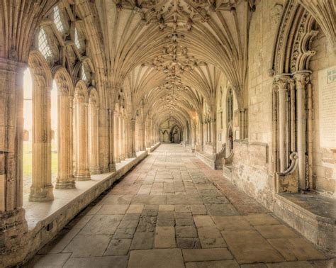 Full Wall Murals Hall Of Ancient Gothic Castle Colorful Photo Etsy