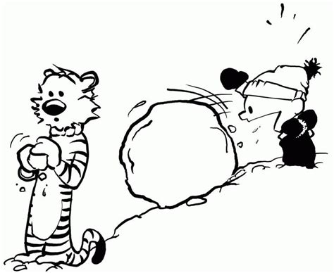 Calvin And Hobbes Free Coloring Pages Coloring Home Free Coloring