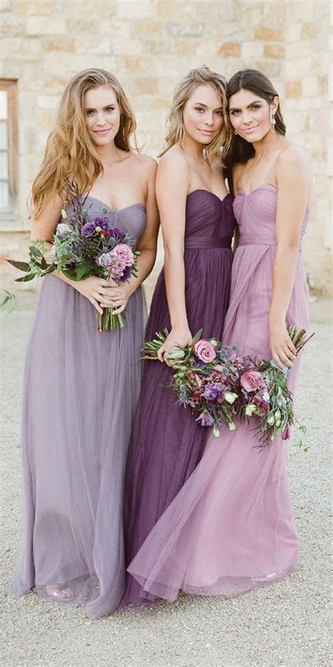 Lavender Bridesmaid Dresses Charming Look For Girls Lavender
