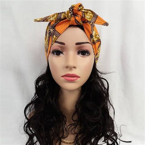 African Headties Sego Gele Head Tie For Women African Cotton Wax Print