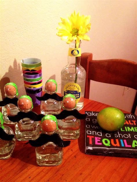 Mexican party: Tequila party favors | Party Theme Tequila | Pinterest