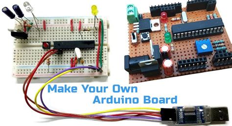 Make Your Own Arduino Board By Using Atemga328 Ic A Diy Project Arduino Circuit Arduino Laser