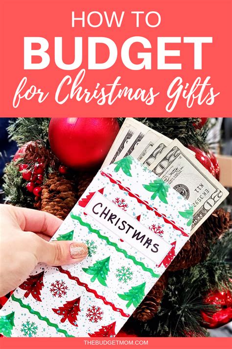 These gift ideas for christmas on a budget are for families who can't afford christmas the way they used to. How to Budget for Christmas Gifts - The Budget Mom