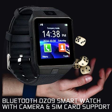 Dz 09 Smart Watch Screen Touch For Men With Bluetooth Calling Wrist Watch
