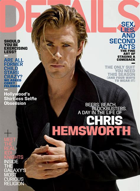 Chris Hemsworth Covers Details November Issue