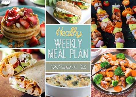 Healthy Weekly Meal Plan 2