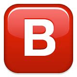 How to get all emoji? Negative Squared Latin Capital Letter B Emoji - Copy ...