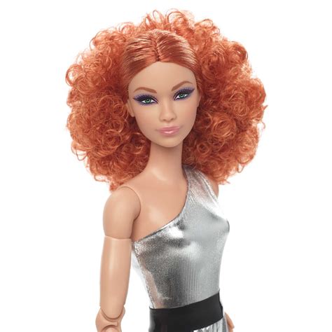 barbie signature looks doll red curly hair original body type fully posable fashion doll