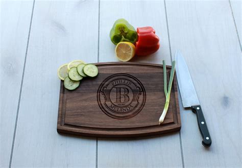 Buy Hand Crafted Personalized Cutting Board Engraved Cutting Board