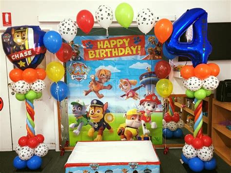 Los globos se envían desinflados. Resultado de imagen para fiesta tematica paw patrol ...