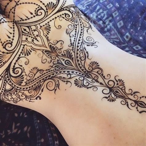50 Henna Tattoo Designs Breasts Top Inspiration