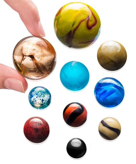 Solar System Marble Set Collectible Set Of Solar Objects Formed In Glass