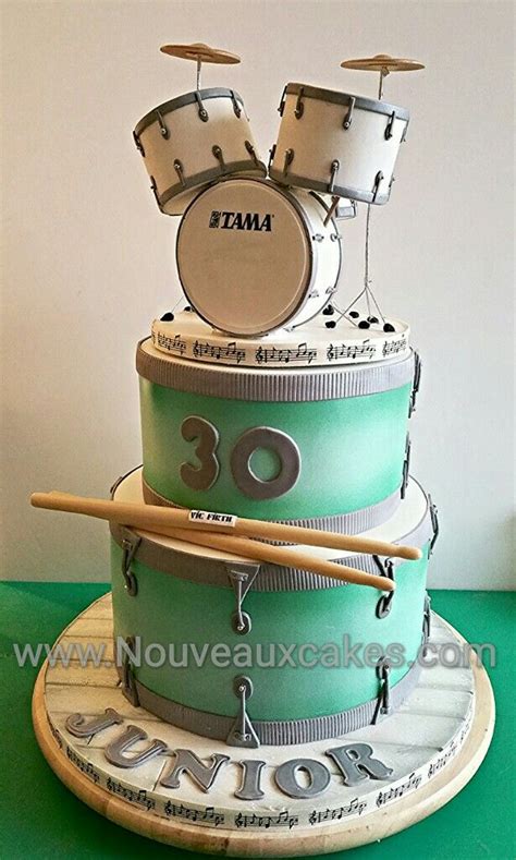 Drum Kit Cake Music Cakes Drum Birthday Cakes Cake