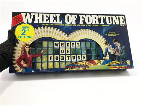 1985 Wheel Of Fortune Game Pressman 2nd Edition Complete Etsy Wheel