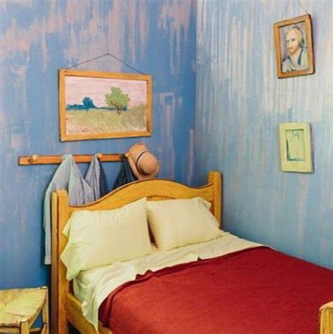 The Bedroom By Vincent Van Gogh Transformed Into A Three Dimensional