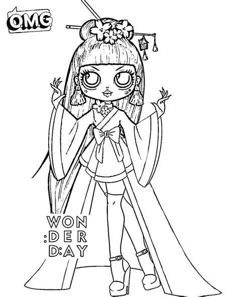 Lol surprise omg class prez doll coloring page. Ausmalbilder LOL OMG. Drucken Sie kostenlos neue Puppen